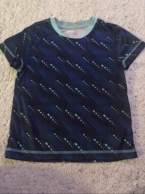 Monkey Bars Navy & Teal Active T-Shirt 2/3